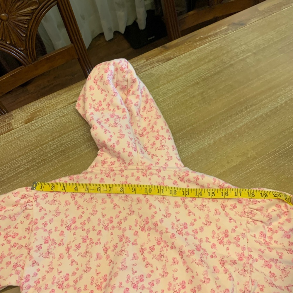 LoveShackFancy Pink Floral Hoodie - Picture 7 of 11
